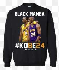 Kobe Bryant 24 Black Mamba Shirt Hoodie Tank - png