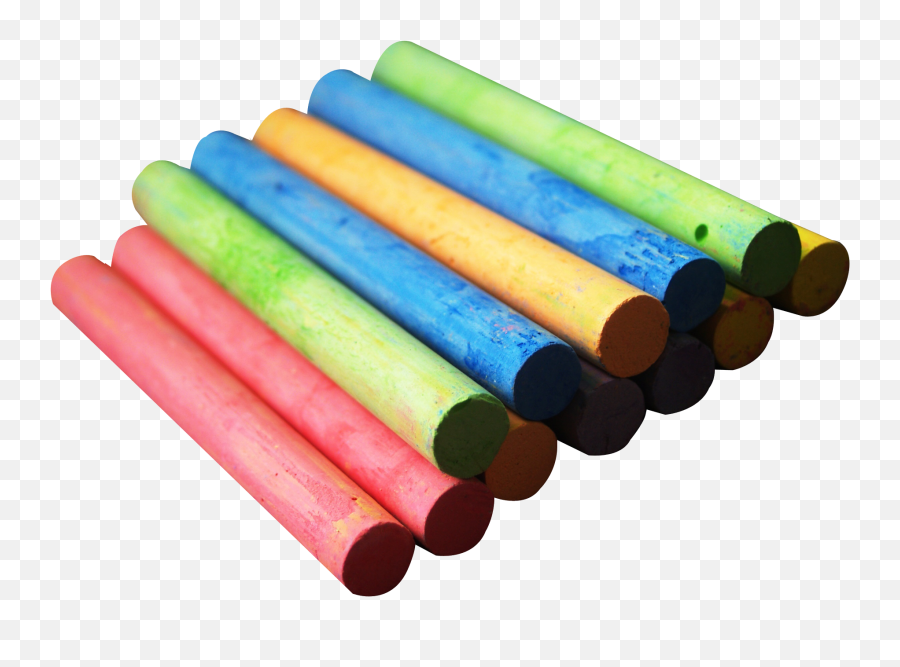 Download Color Chalk Pieces Png Image - Color Chalk Piece Png,Chalk Png