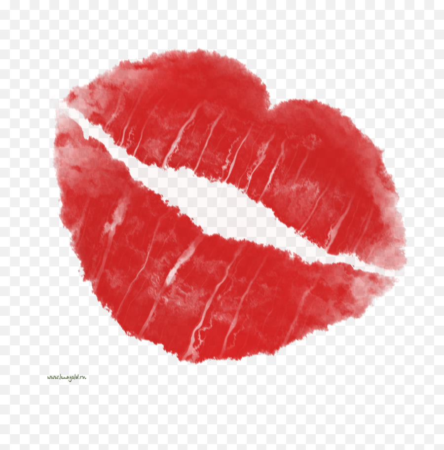 Download Red Lipstick Kiss Png Image - Lip Kiss,Lipstick Mark Png