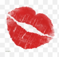 Download Red Lipstick Kiss Png Image