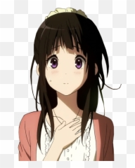 35 Images About Transparent - Cute Anime Girl Transparent Black Hair Png,Girl Transparent