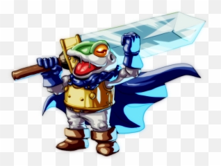 Png Agdq2014 Chrono Trigger Frog - Chrono Trigger Frog Fan Art,Chrono Trigger Logo