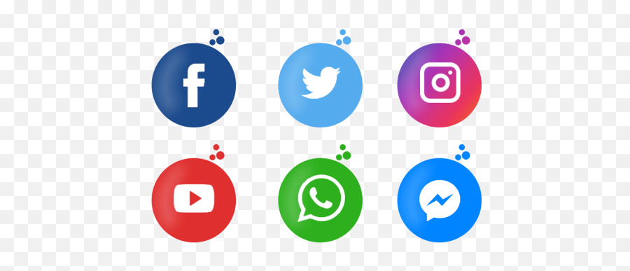Download Les Icônes Facebook Twitter Png Et Psd - Logo Media Sosial Png,Social Network Icons Png