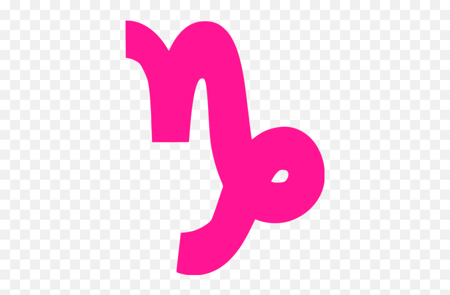 Deep Pink Capricorn Icon - Free Deep Pink Zodiac Signs Icons Capricorn Sign Pink Png,Capricorn Png