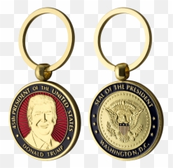 Donald Trump Keychain Png All - Coin