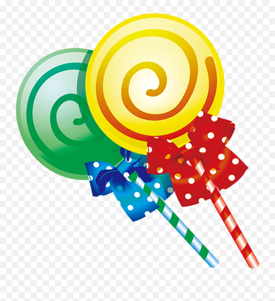 Lollipop Candy Cartoon Clip Art - Candies Clipart Png,Candy Clipart Png