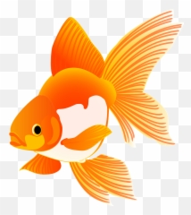 Download Goldfish Fish Clipart Hd Png - Gold Fish Clipart Free,Cartoon Fish Png