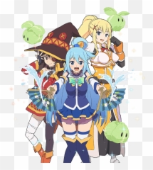 Megumin Aqua And Darkness - Aqua Megumin Darkness Png,Megumin Png