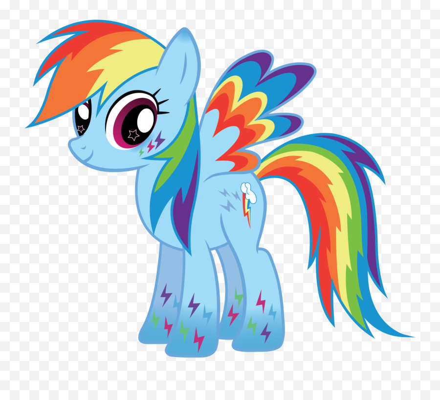 Rainbow Dash Vector By Icantunloveyou - My Little Pony Rainbow Dash Png,Rainbow Dash Png