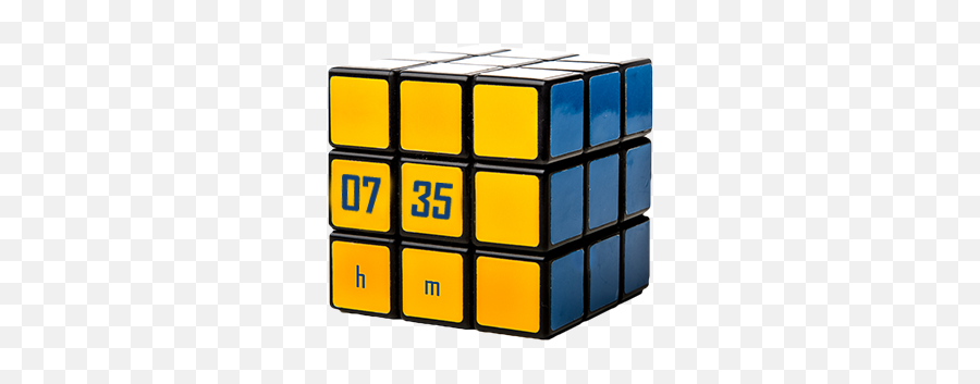 Rubik Cube Alarm Clock Mission Impossible - Cube Alarm Clock Png,Rubik's Cube Png