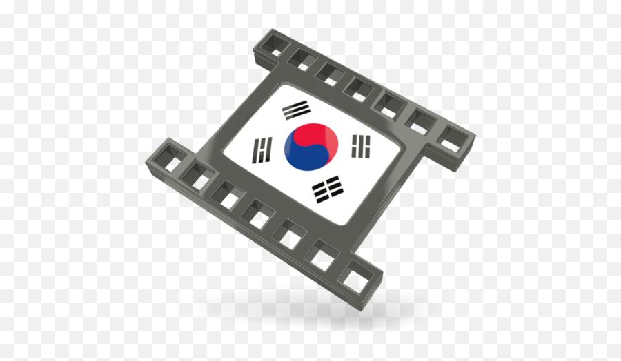 Movies - South Korea Flag Png,South Korea Flag Png