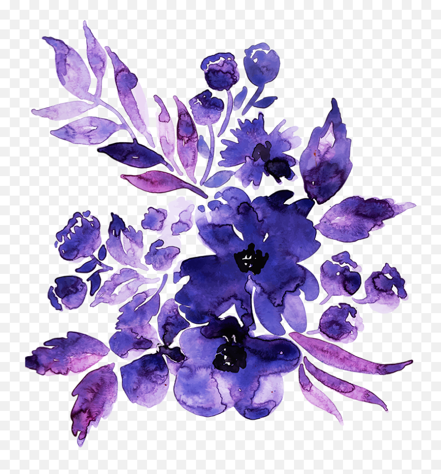 Free Png Floral Bouquets - Konfest Delphinium,Purple Flowers Png
