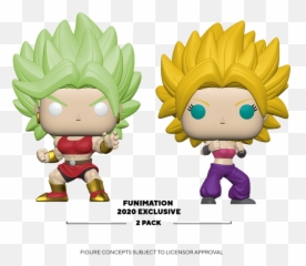 Super Saiyan Kale U0026 Caulifla - Pack Funko Pop Whatnot Dragon Ball png