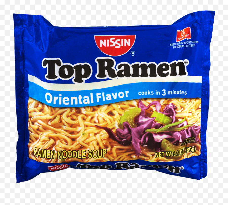 Download Nissin Top Ramen Oriental Flavor 3 Oz Png Image - Top Ramen Png,Ramen Transparent