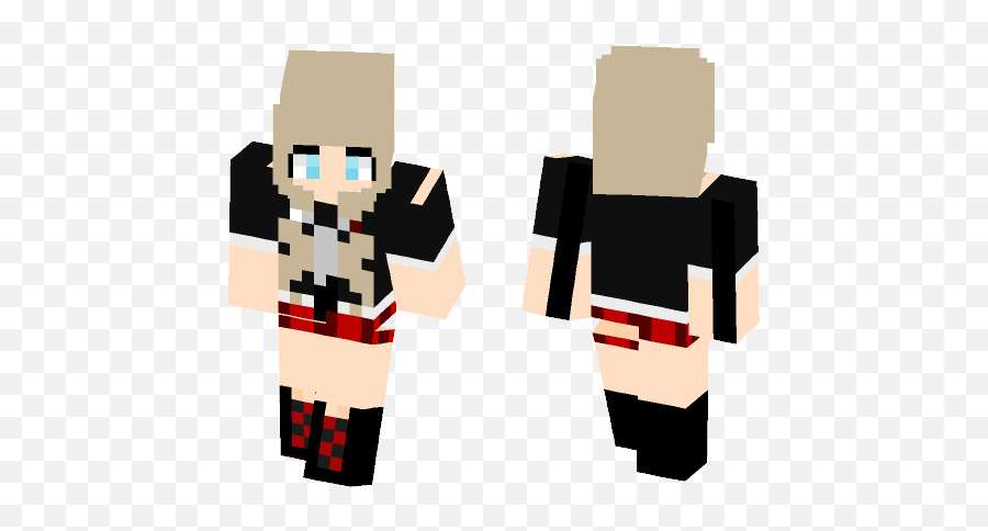 Download Junko Enoshima - Frank Iero Minecraft Skin Png,Junko Enoshima Transparent