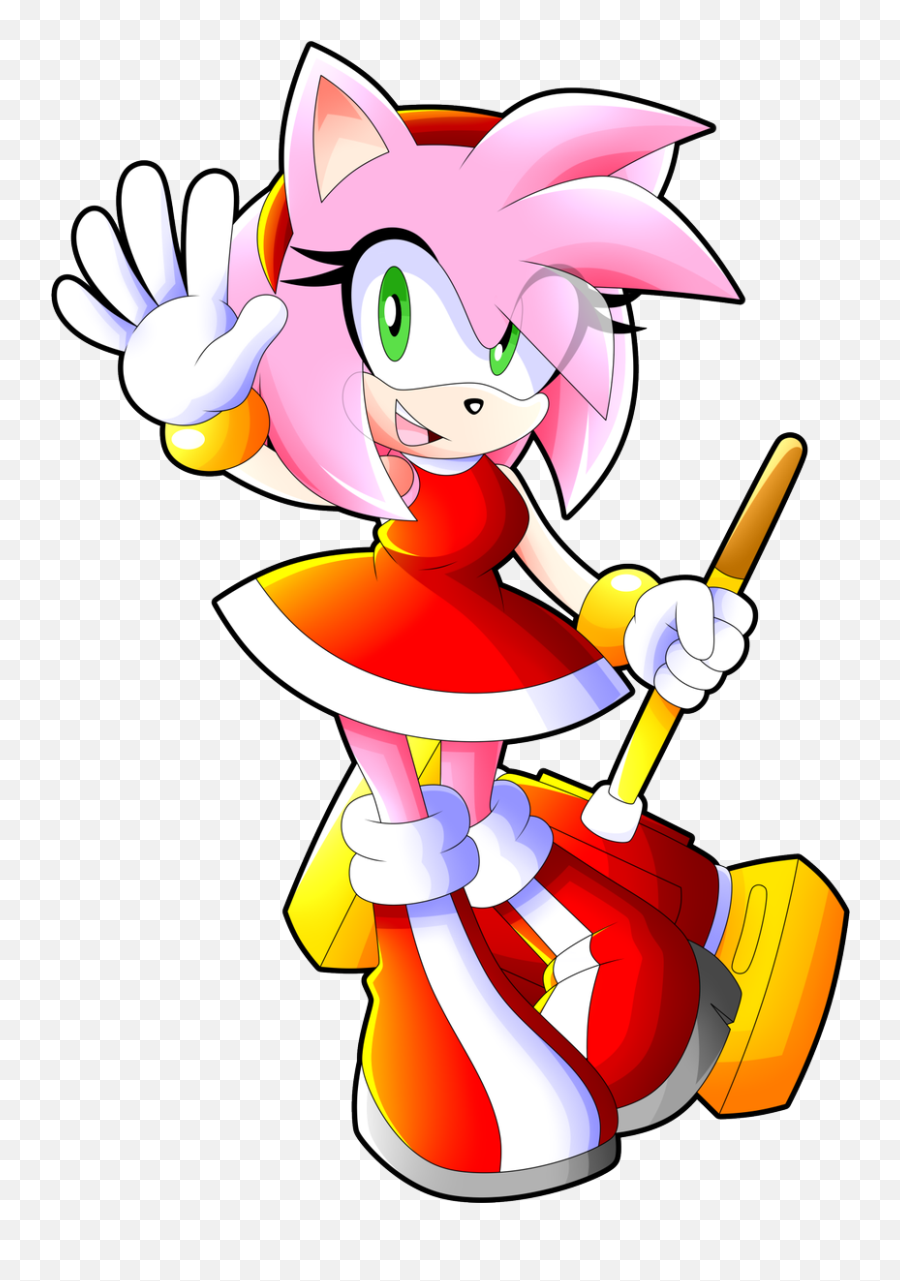 Amyrose - Fictional Character Png,Amy Rose Transparent