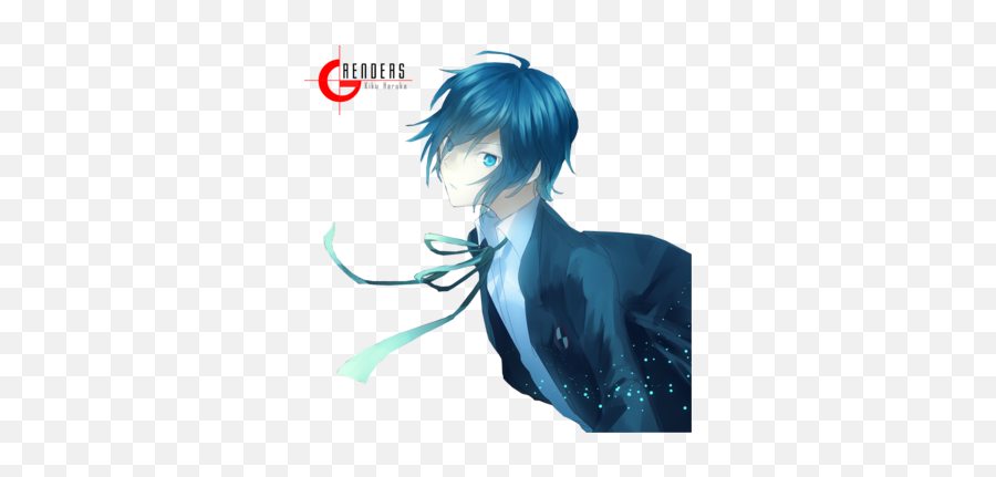 Anime U0026 Manga Renders - Minato Arisato From Persona 3 Baka Blue Anime Boy Render Png,Minato Transparent