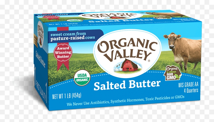 Butter - Organic Valley Butter Png,Stick Of Butter Png