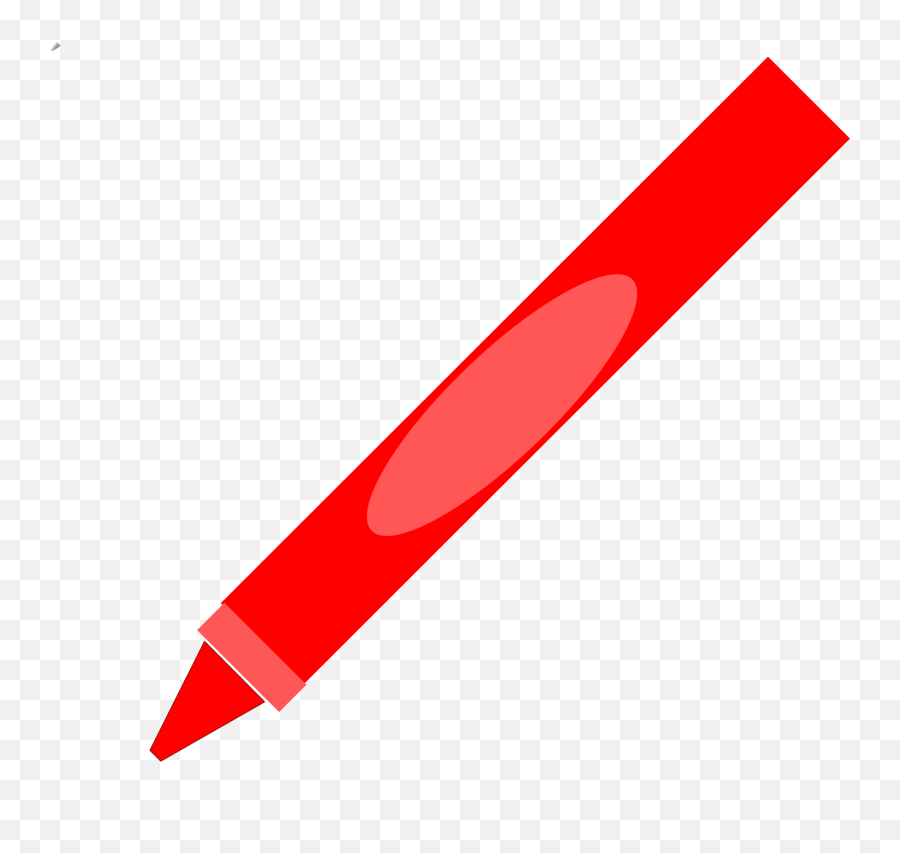 Crayon Svg Vector Clip Art - Transparent Background Red Crayon Png,Crayon Clipart Png