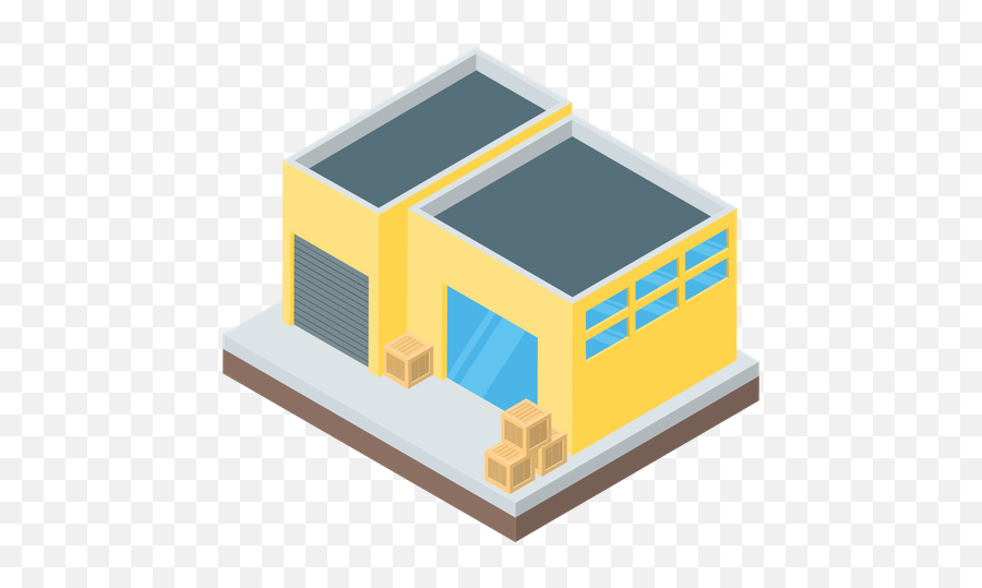 Warehouse Icon Of Isometric Style - Warehouse 3d Icon Png,Warehouse Png