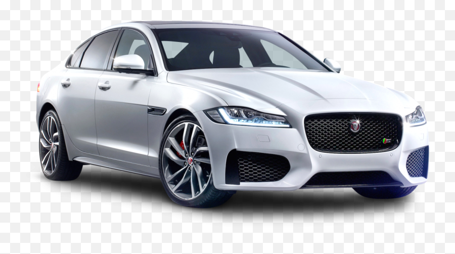 White Jaguar Xf 2 Car Png Image - Jaguar Car Png Hd,Jaguar Car Logo