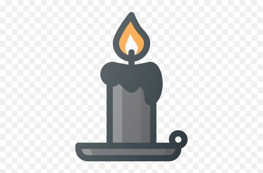 Halloween Light Dark Candle Icon - Velas De Halloween Png,Candle Icon Png