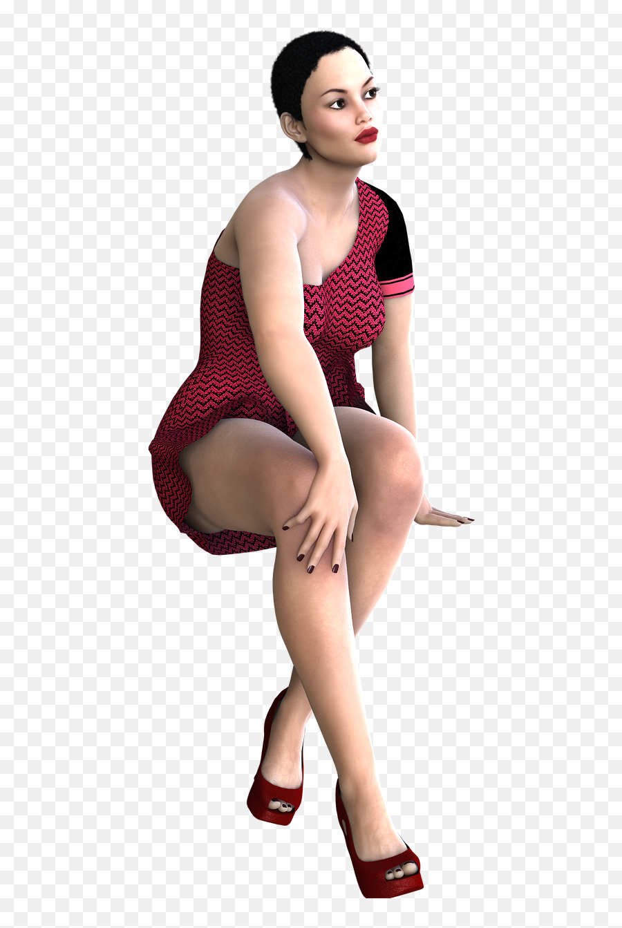 Render Transparent Background - Mulher Png Fundo Transparente,Girl Sitting Png