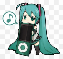 Hatsune Miku Chibi Musica Clipart - Chibi Transparent Hatsune Miku Png,Hatsune Miku Transparent Background