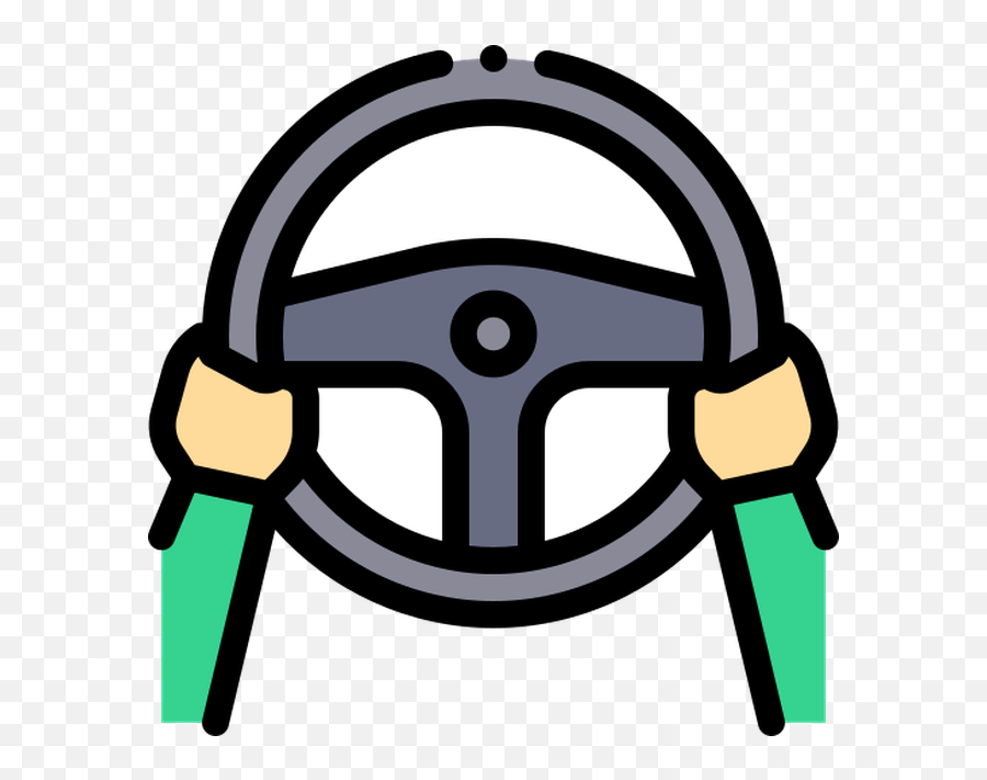 Steering Wheel Free Vector Icons - Flat Icon Volante Png,Steering Wheel Icon Png
