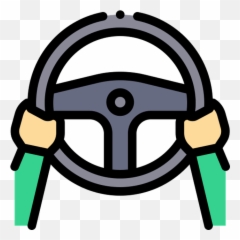 Steering Wheel Free Vector Icons - Flat Volante png