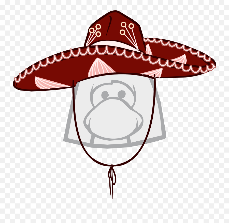 Mexican Clipart Sombrero Transparent Free - Club Penguin Optic Headset Png,Mexican Hat Png