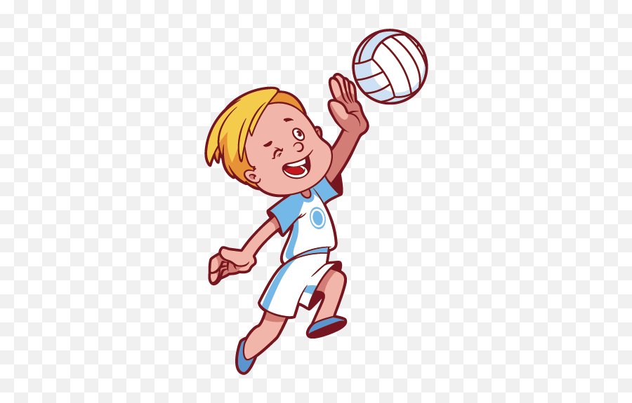 Volleyball Png Best - Children Playing Volleyball Kids Playing Volleyball Clipart,Volleyball Png