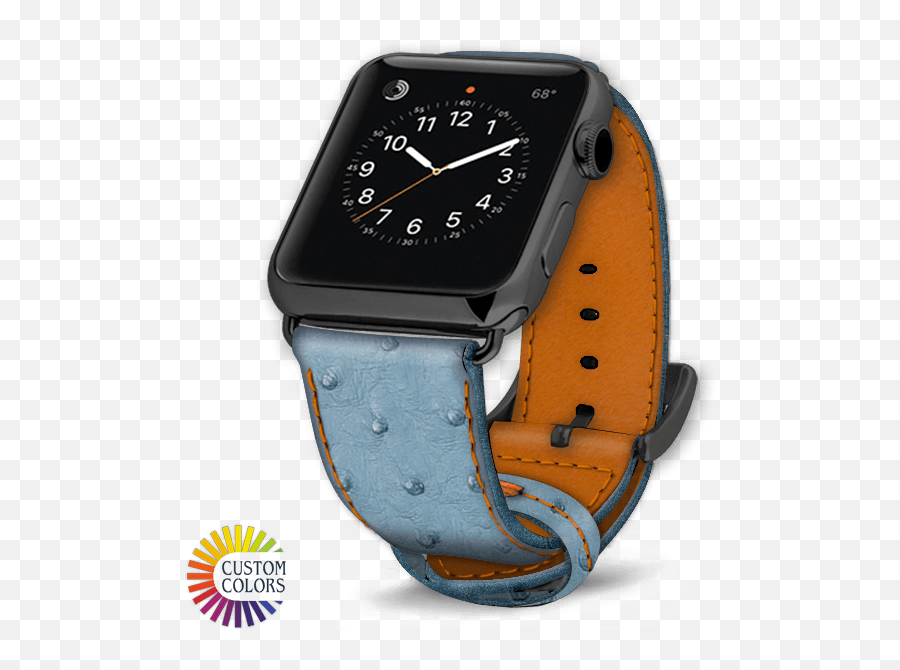 Apple Watch Strap Ostrich Leather - Apple Watch Jeans Armband Png,Stingray Icon