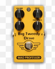 Big Tweedy Drive Pedal - Mad Professor Distortion png