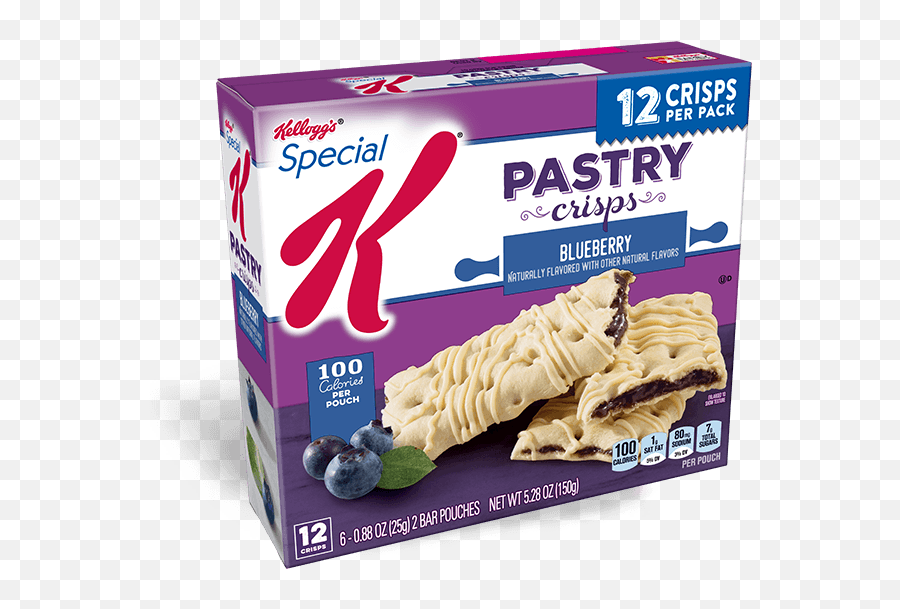Kelloggu0027s Special K Blueberry Pastry Crisps - Special K Pastry Crisps Png,Blueberries Icon