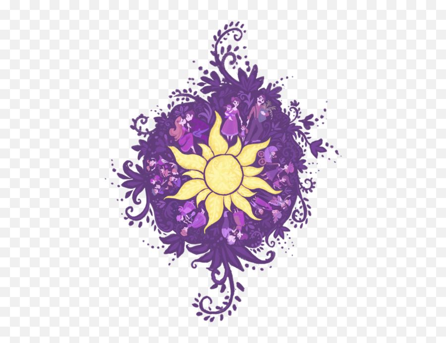 Rapunzel Png - Tangled Sun,Tangled Icon