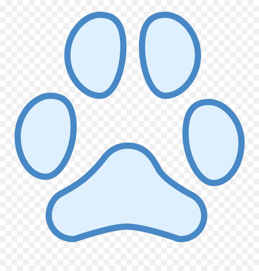 Lad Kota Icon - Paw Full Size Png Download Seekpng Blue Pets Icon,Paw Icon