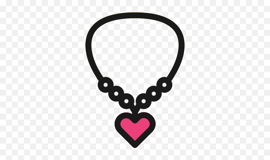Necklace Jewel Accessories Heart Free Icon Of Beauty And - Solid Png,Jewel Icon