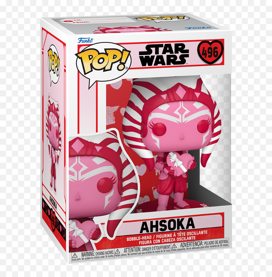 Funko Pop Star Wars Valentines S2 - Ahsoka Star Wars Valentines Funko Pop Ahsoka Png,Choking Icon