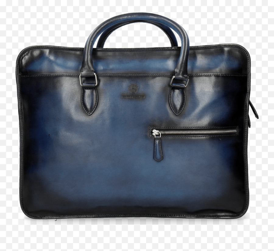 Leather Briefcases Toronto Vegas Bluette Shade Navy Melvin - Sorrento Document Leather Briefcase Png,Shade Png