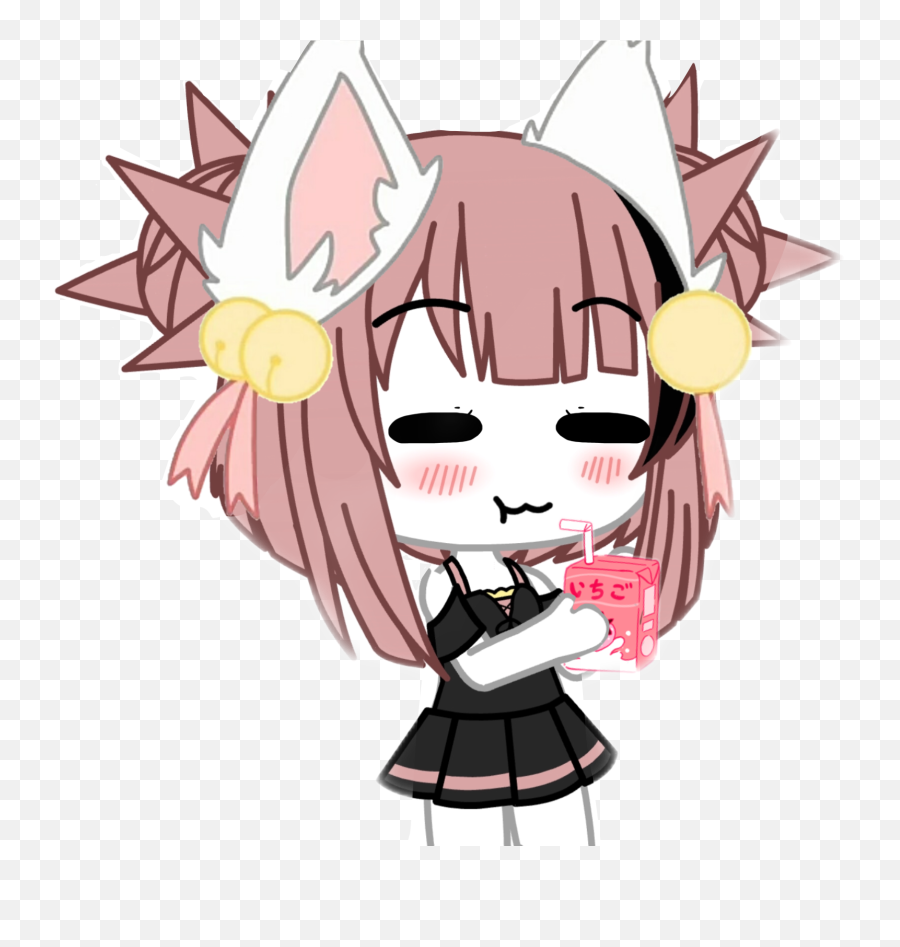 Strawberrymilk Freetoedit I Made A Sticker By Kawaiiweebuwu - Belle Photo Gacha Life Png,Nekopara Icon