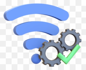 Premium Wifi Maintenance 3d Illustration Download Png - Dot