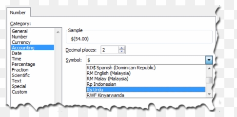 How To Change Currency Format In Excel Have - Vertical Png,Insert Icon Excel