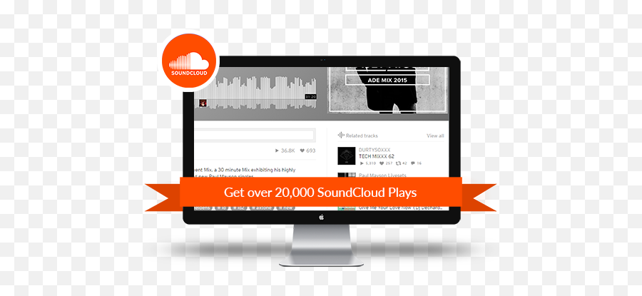 Sc Plays 20k Product Icon - Soundcloud Full Size Png Language,Sc Icon