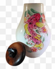 Koi Fish Cremation Urn - Serveware png