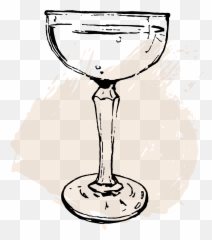Libations - Champagne Glass png