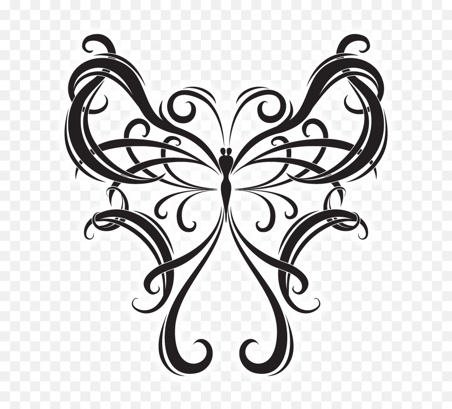 Tattoo Computer Graphics Clip Art - Tribal Graphic Png Graphics,Butterfly Tattoo Png