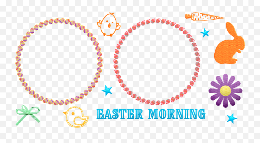 Happy Easter Bunting Frame - Free Image On Pixabay Ikp Knowledge Park Png,Easter Frame Png