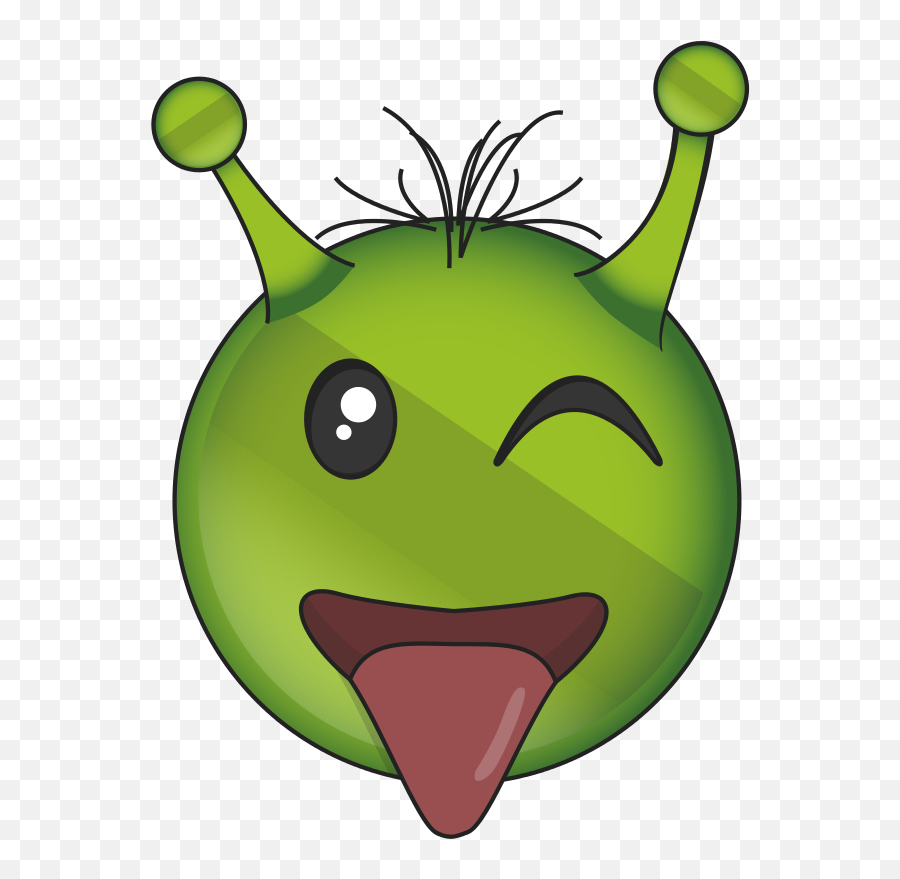 Alien Face Emoji Transparent Background Png Mart - Alien Happy Emoji Faces,Tongue Emoji Png