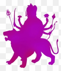 Saraswati God Png - Goddess Png Transparent Images Shera Devi Durga And Ganpati,Goddess Png